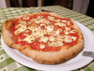 pizza con farina di grano tenero 